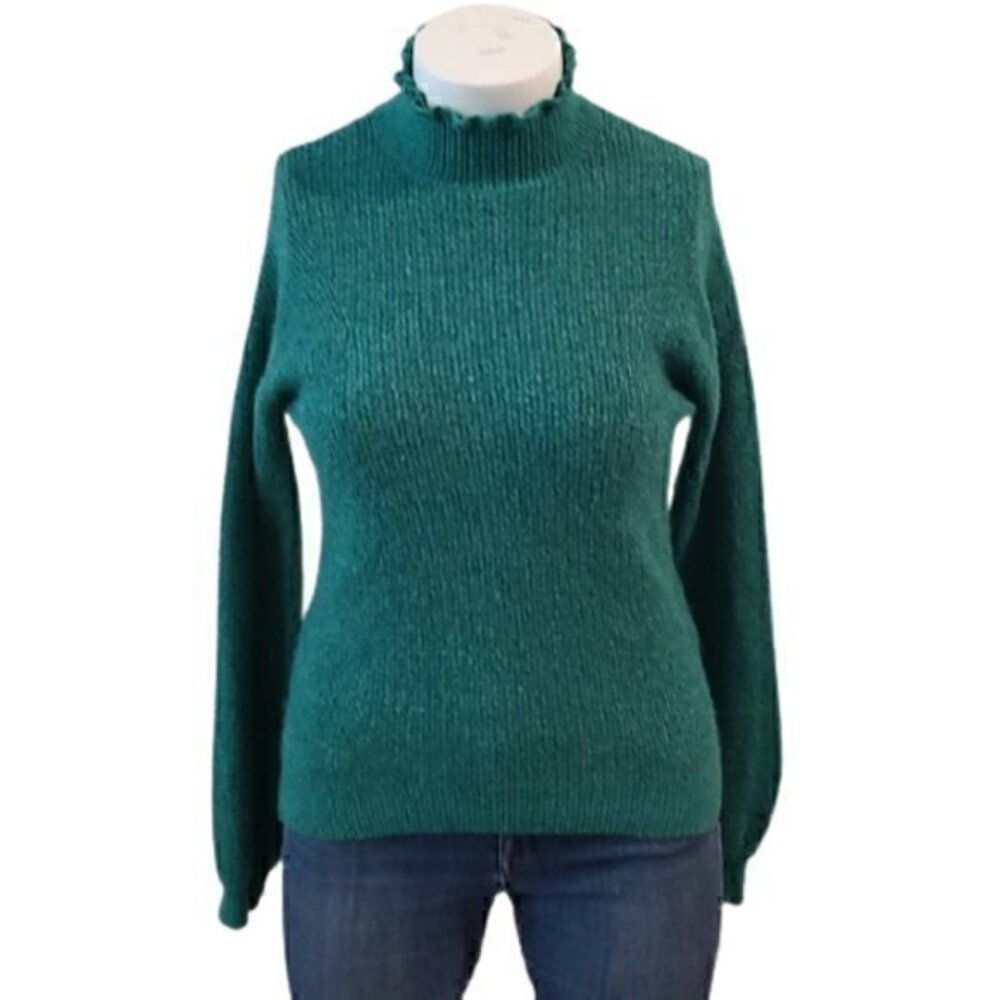 [Halogen] Green Turtleneck Sweater - Size XS